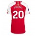 Arsenal Jorginho Frello #20 Replika Hemma matchkläder Dam 2023-24 Korta ärmar